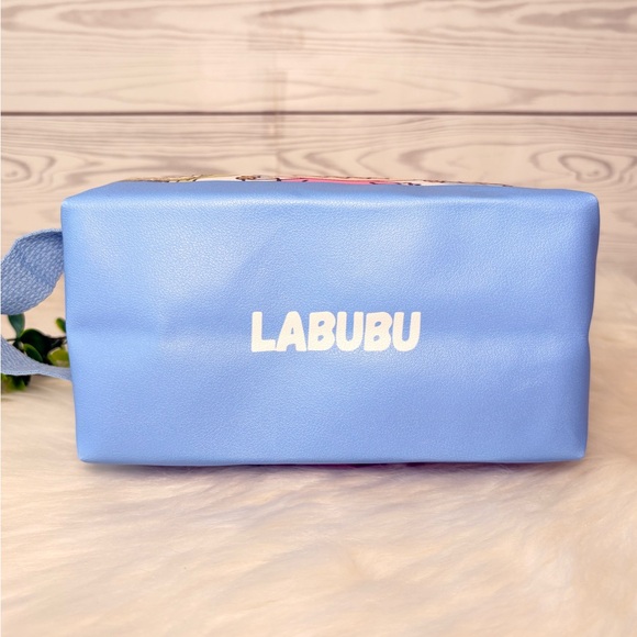 Blue Monster Character Large Cosmetic Bag - Picture 8 of 11